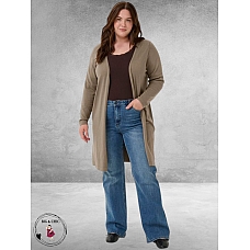 KAFFE CURVE Vest Farsia Morel 